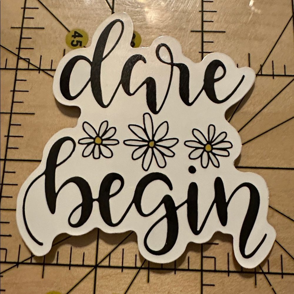 NEW Flower Daisy Aesthetic Waterproof Vinyl Sticker